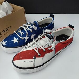 Sperry  Womens Crest Vibe Americana Stars & Stripes